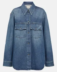 KHAITE Camicia di jeans Jinn Blu