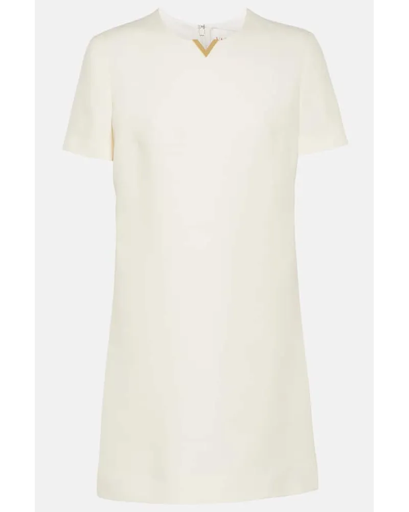 Valentino Garavani Miniabito in CrÃªpe Couture Bianco