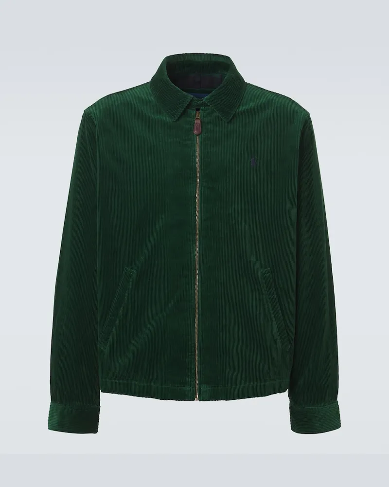 Ralph Lauren Giacca in velluto a coste di cotone Verde