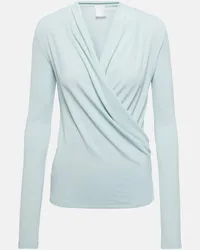 Givenchy Top in jersey di crêpe Blu