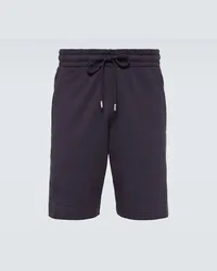 Dries van Noten Shorts in jersey di cotone Blu