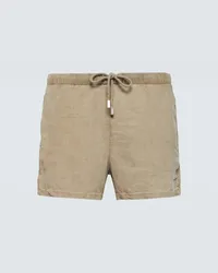 Vilebrequin Shorts in lino Beige