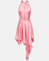 Stella McCartney Abito asimmetrico con cut-out Rosa