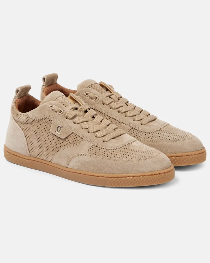 Christian Louboutin Sneakers Tutti Rui in suede Beige