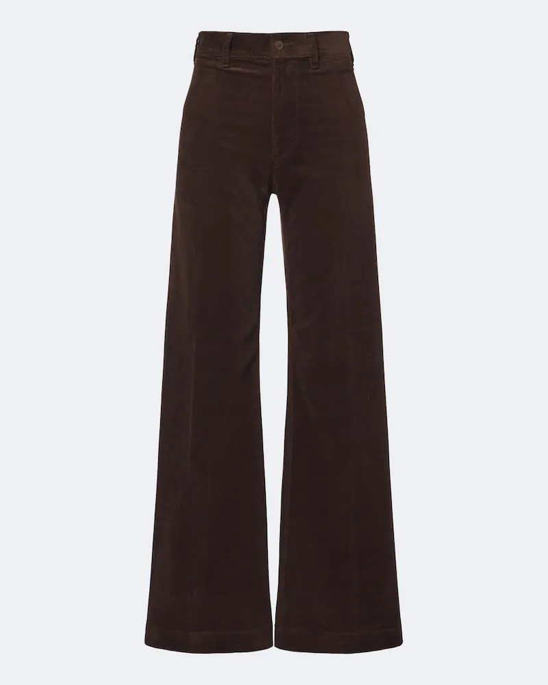 Ralph Lauren Pantaloni in velluto a coste di cotone Marrone