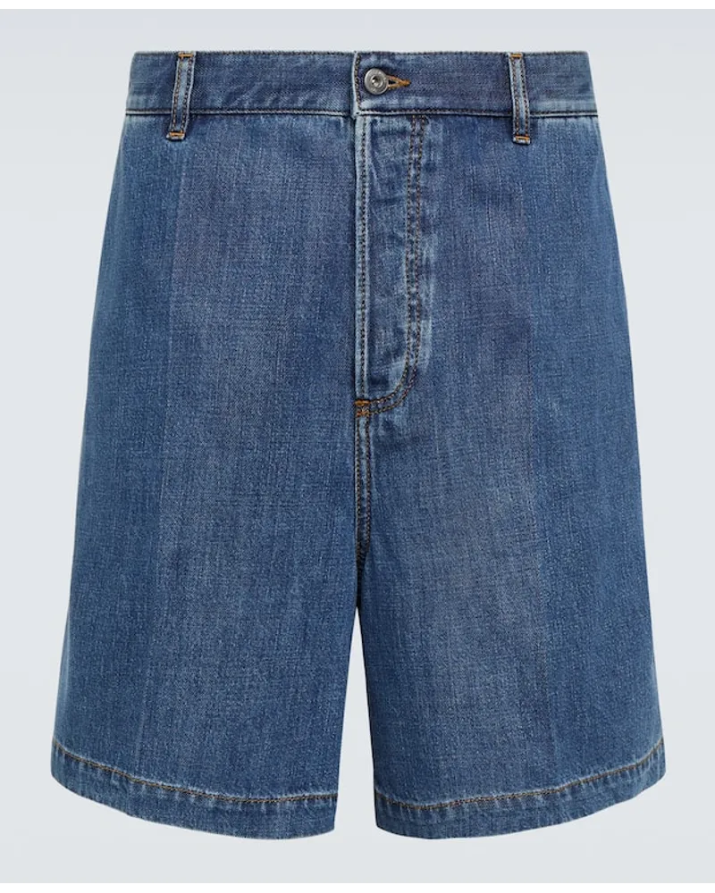 Valentino Garavani Bermuda in denim Blu