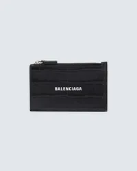 Balenciaga Portafoglio Cash in pelle stampata Bianco