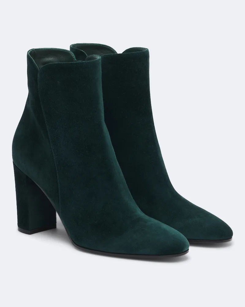 Gianvito Rossi Stivaletti in suede Verde