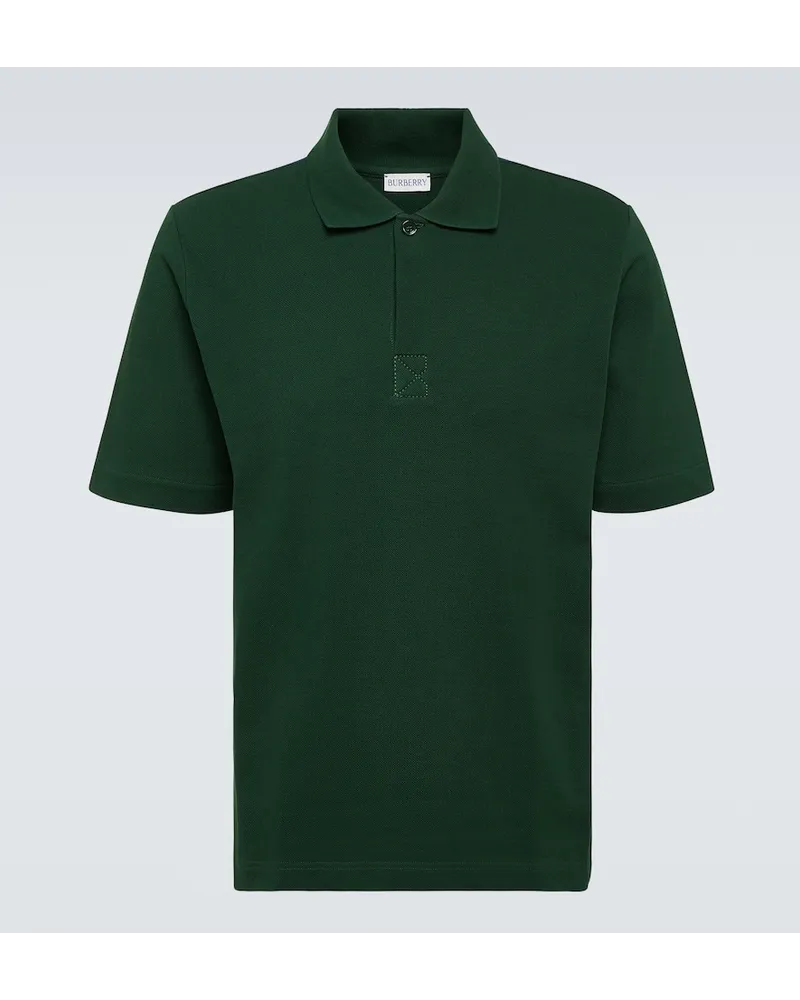 Burberry Polo in cotone Verde