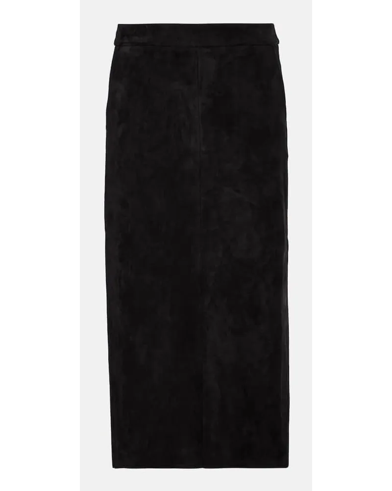 Stouls Gonna midi Taylor in suede Nero