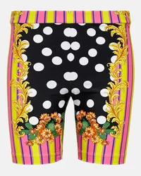 Versace Shorts Medusa Palm Springs Multicolore