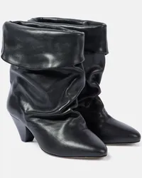 Isabel Marant Stivaletti Ryska in pelle Nero