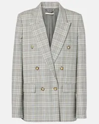 Stella McCartney Blazer in lana principe di Galles Multicolore