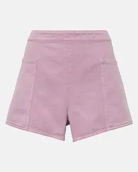 Max Mara Shorts Alibi in cotone Viola