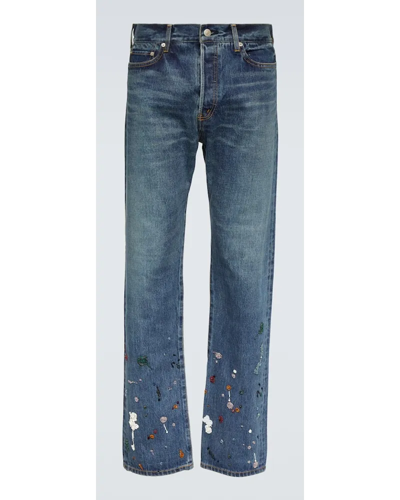 Undercover Jeans regular con perline Blu