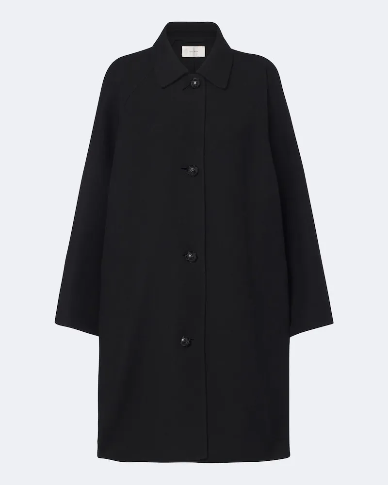 The Row Cappotto Ina in misto lana Nero