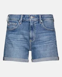 Adriano Goldschmied Shorts di jeans Ex-boyfriend a vita alta Blu