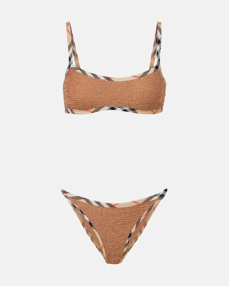 Burberry x Hunza G â Bikini Tyler Burberry Check Marrone