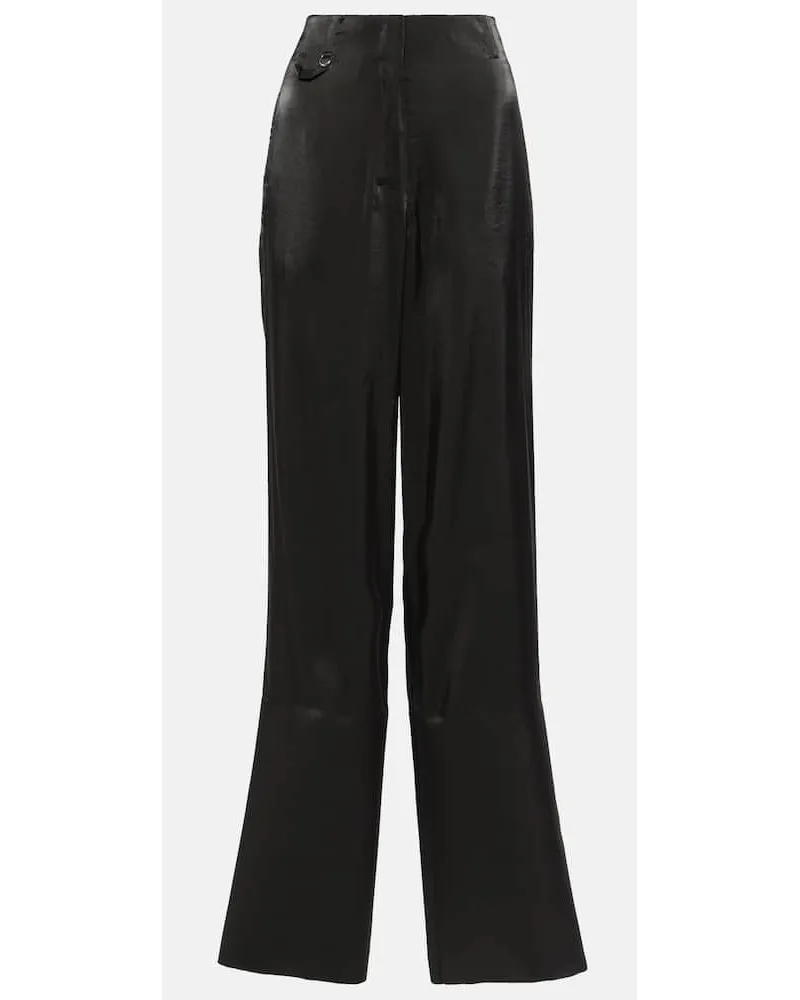 Jacquemus Pantaloni Cubo a gamba larga Nero