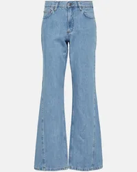 A.P.C. Jeans regular Elle a vita alta Blu