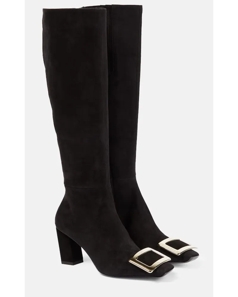 Roger Vivier StivaliÂ Belle Vivier in suede Nero