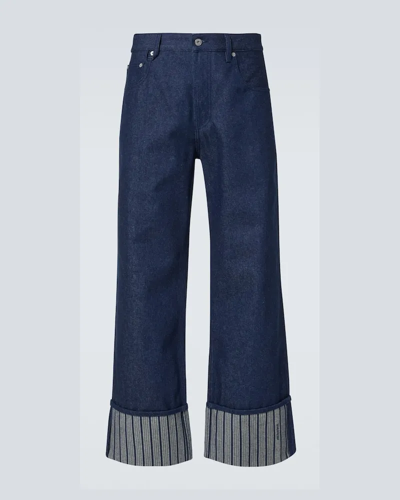 Jacquemus Jeans a gamba larga La Casa Blu