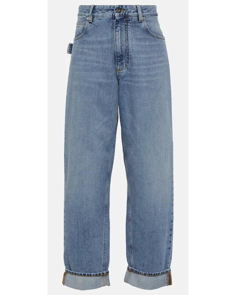 Bottega Veneta Jeans regular a vita media Blu