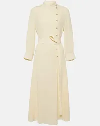 Chloé Chloé Abito midi in seta Bianco