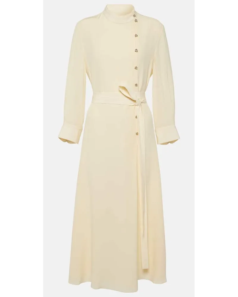 Chloé ChloÃ© Abito midi in seta Bianco