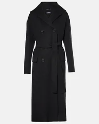 Max Mara Cappotto a portafoglio Favola in lana Nero