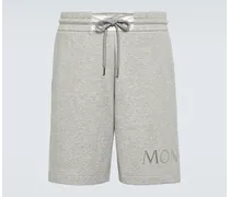 Shorts in pile di misto cotone