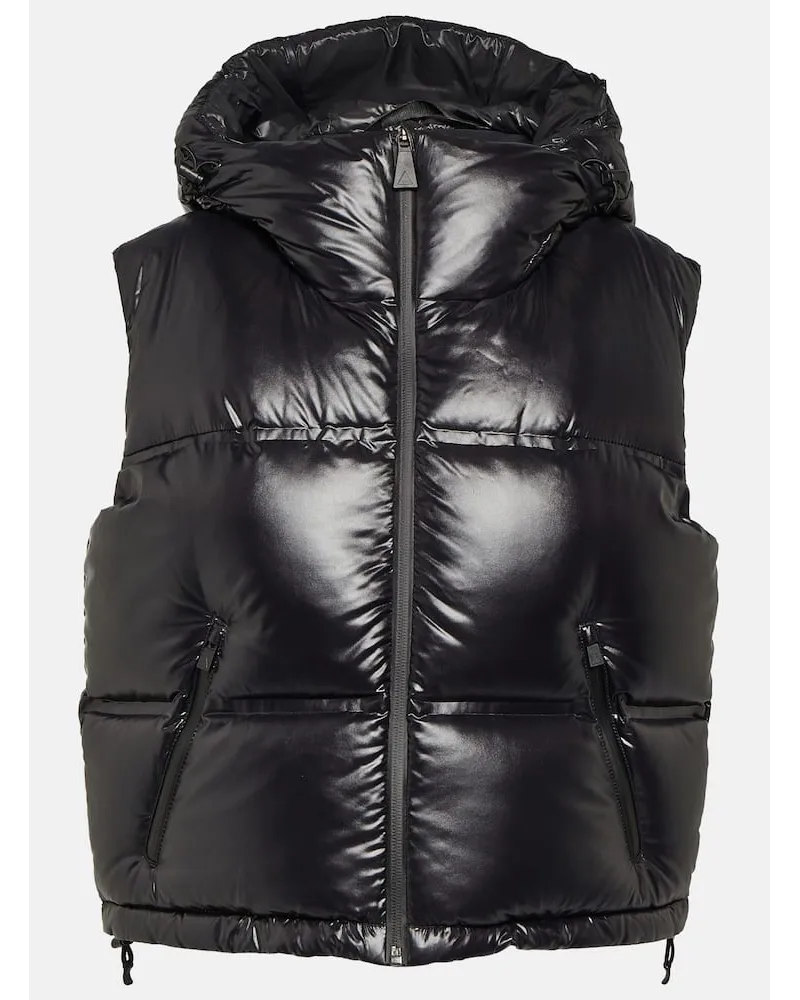 Aztech Mountain Piumino cropped Snowbird senza maniche Nero