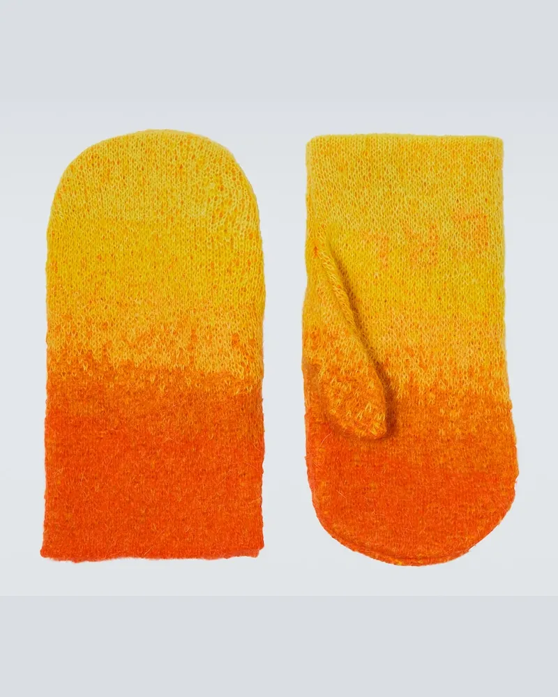 ERL Muffole Gradient in misto mohair Arancione