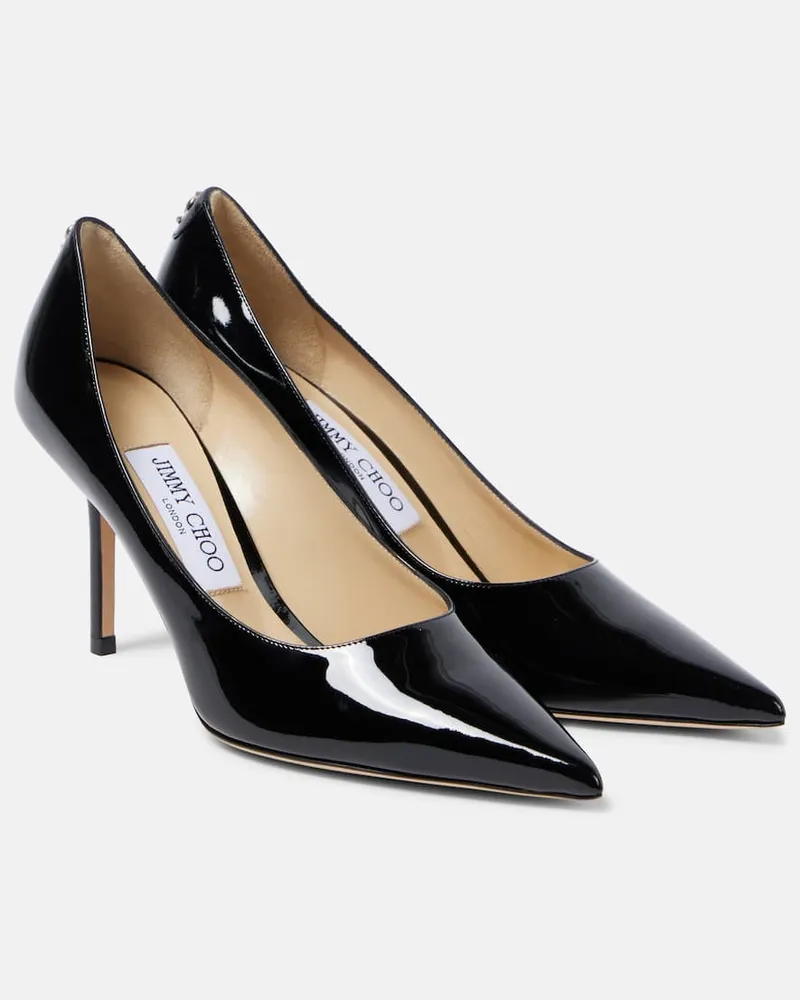 Jimmy Choo Pumps Love 85 in vernice Nero