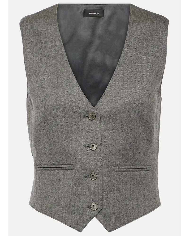 WARDROBE.NYC Gilet monopetto Nero