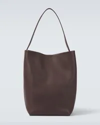 The Row Borsa Park N/S Large in pelle Marrone