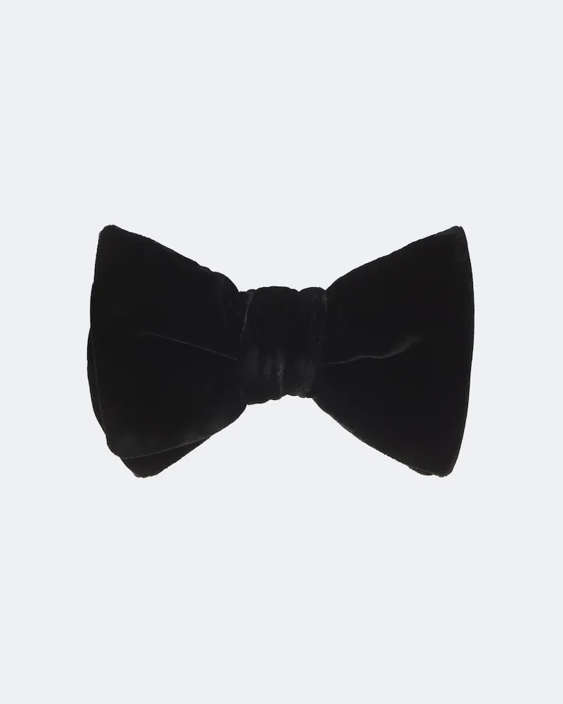 Tom Ford Papillon in velluto Nero