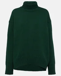 PLAN C Dolcevita in lana e cashmere Verde