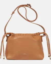 A.P.C. Borsa a spalla Ninon Mini Marrone