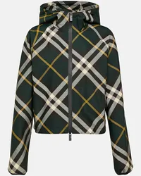 Burberry Giacca Burberry Check Verde