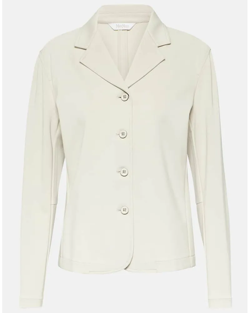 Max Mara Blazer monopetto Duomo in jersey Grigio