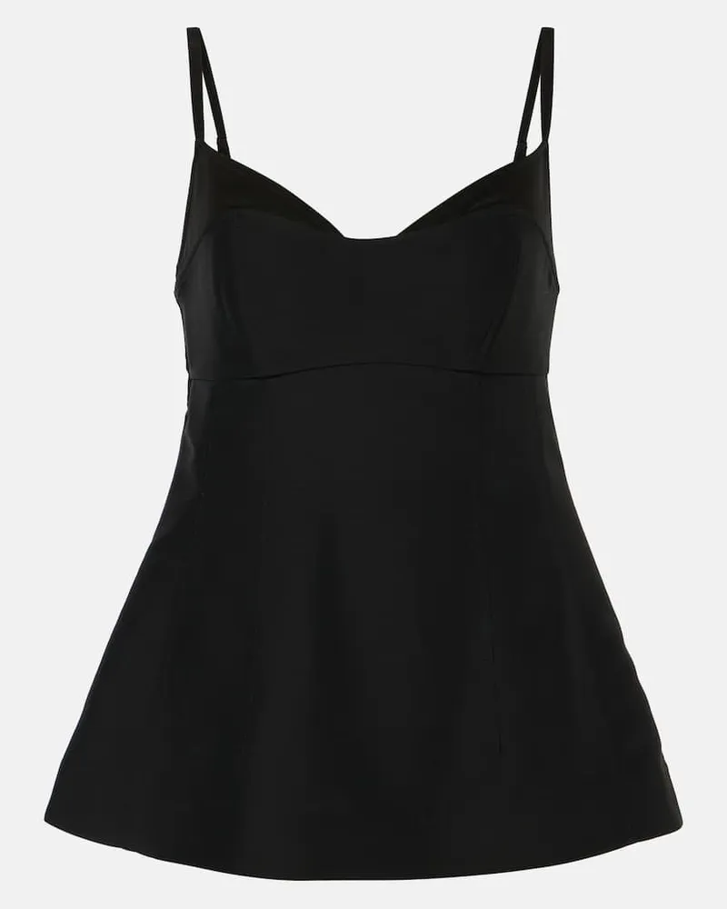 Co Top in crÃªpe Nero