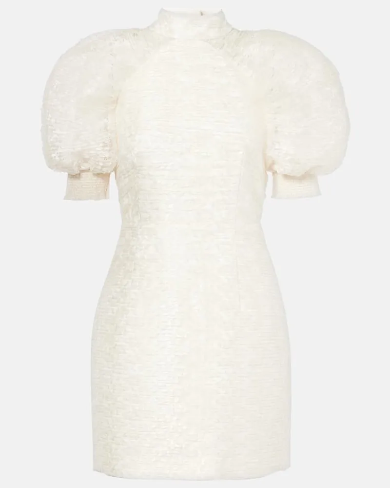 ROTATE Birger Christensen Bridal - Abito corto in pizzo Bianco