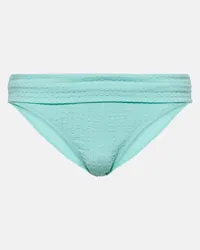 Heidi Klein Slip bikini Great Thatch a vita media Blu