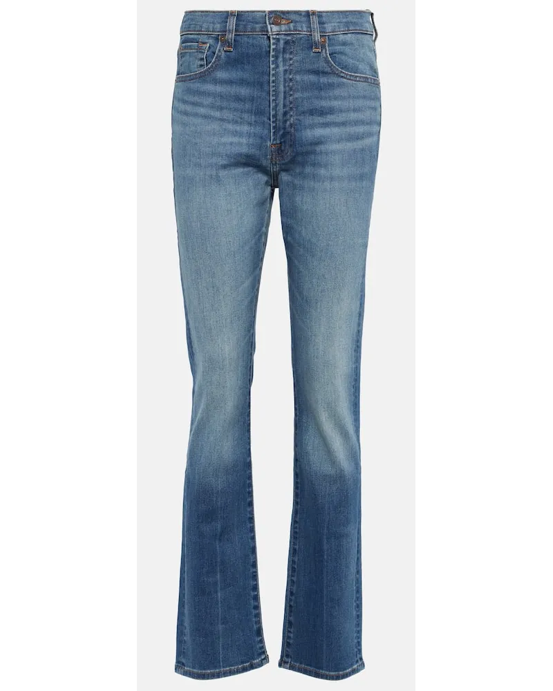 7 for all mankind Jeans slim a vita alta Blu