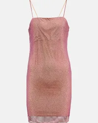 Stella McCartney Miniabito con cristalli Rosa