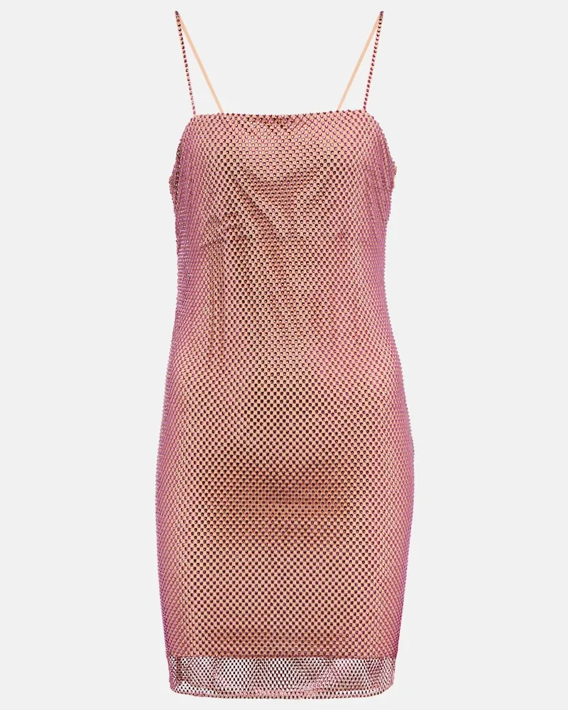 Stella McCartney Miniabito con cristalli Rosa
