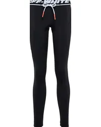 OFF-WHITE Leggings a vita bassa Nero