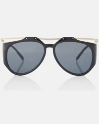 Saint Laurent Occhiali da sole aviator SL M137 Amelia Nero