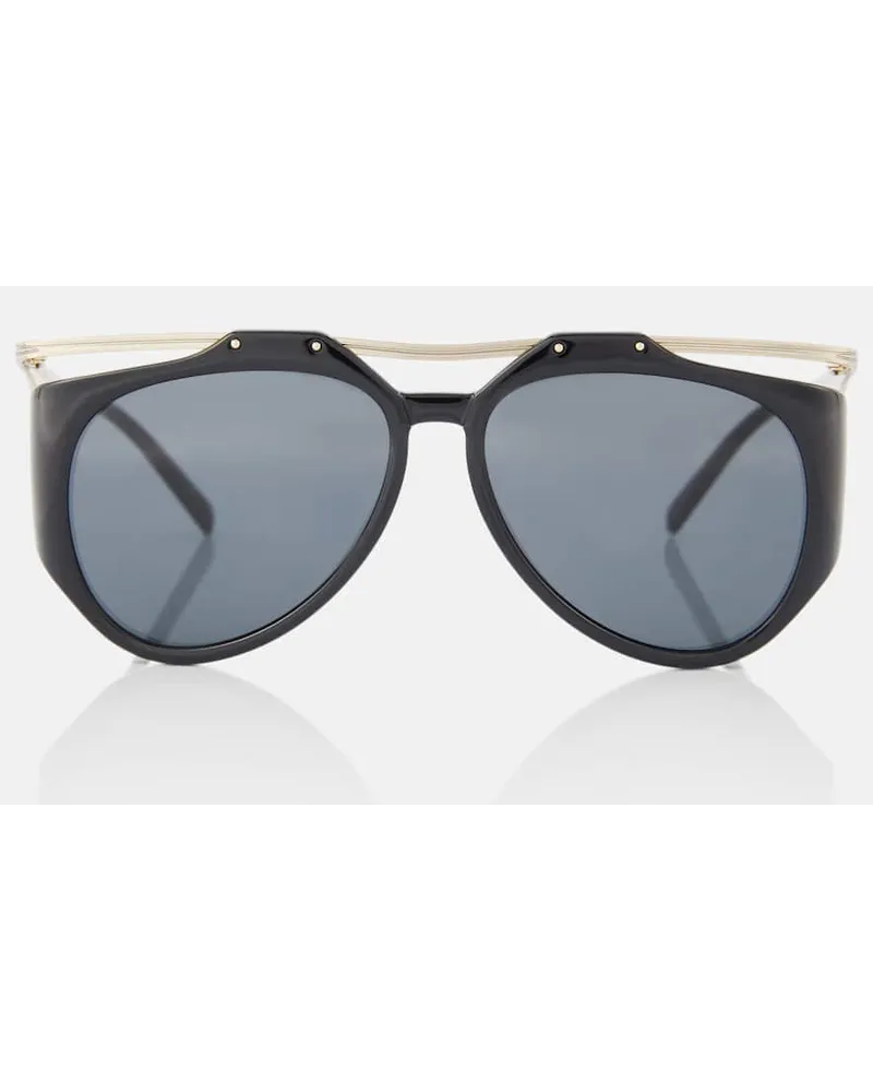 Saint Laurent Occhiali da sole aviator SL M137 Amelia Nero